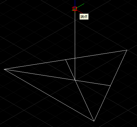 CAD如何畫正三棱錐