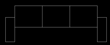 CAD沙發(fā)立體圖的畫(huà)法