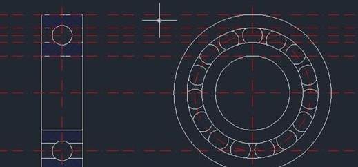 CAD畫(huà)深溝球軸承技巧