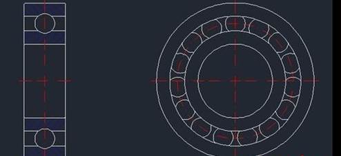 CAD畫(huà)深溝球軸承技巧