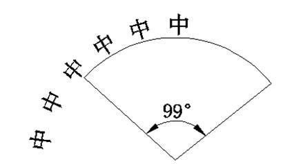 CAD如何使用陣列命令A(yù)R寫(xiě)弧形文字