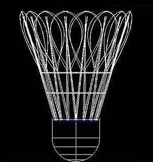 怎么用CAD繪制立體羽毛球？