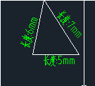 CAD如何繪制一個簡單地三角形？