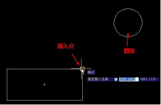 在CAD中插入點(diǎn)離圖塊遠(yuǎn)怎么辦？