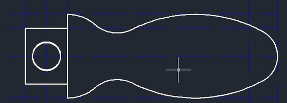CAD如何設(shè)計(jì)簡(jiǎn)單的手柄？
