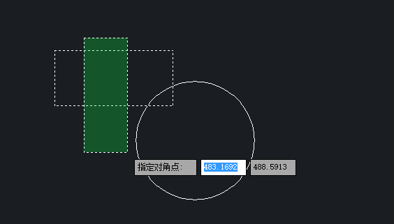 CAD中如何使用圍欄和窗交命令